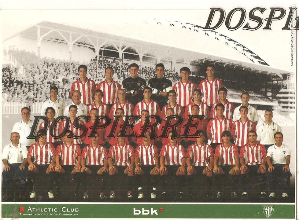 Coleccionismo deportivo: POSTA, ATHLETIC DE BILBAO, TEMPORADA 2003-2004 - Foto 1