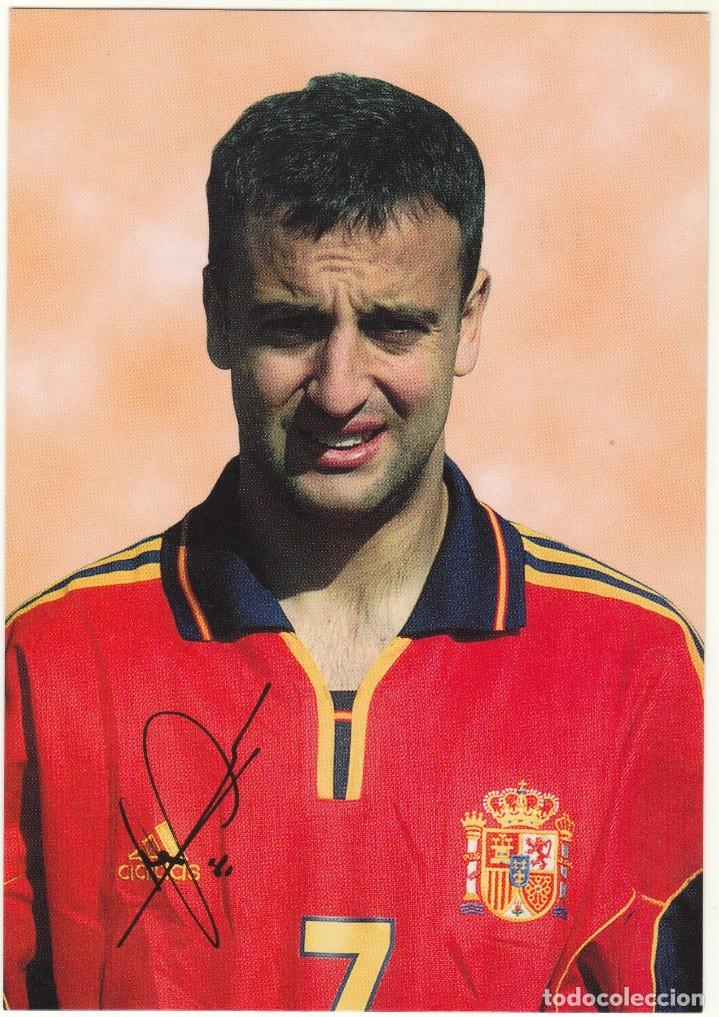 Coleccionismo deportivo: POSTAL OFICIAL SELECCION ESPA&Ntilde;A.FRAN - Foto 1