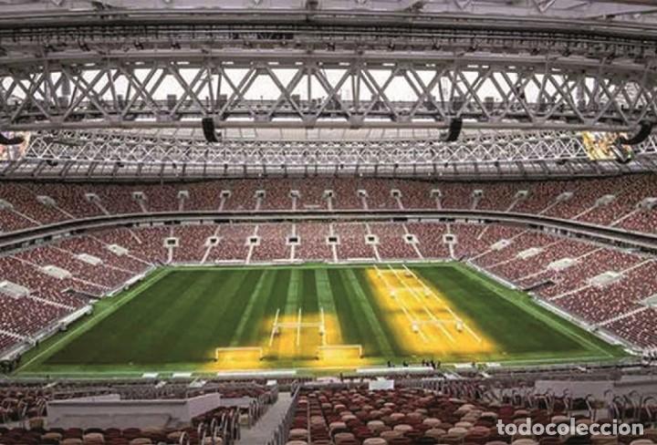 Sammelleidenschaft Sport: FIFA World Cup Russia 2018 - Olimpico Luzhniki Moscu stadium postcard - size: 15x10 cm. apr.