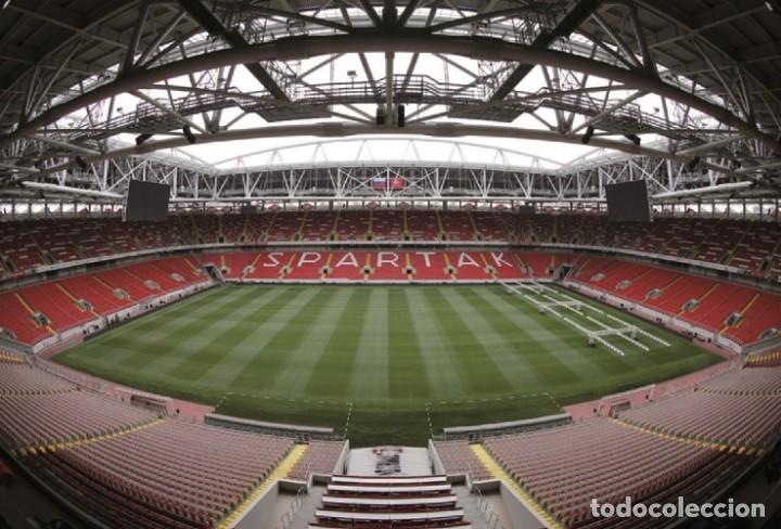 Sammelleidenschaft Sport: FIFA World Cup Russia 2018 - Otkyrie Arena Moscu stadium postcard - size: 15x10 cm. apr.