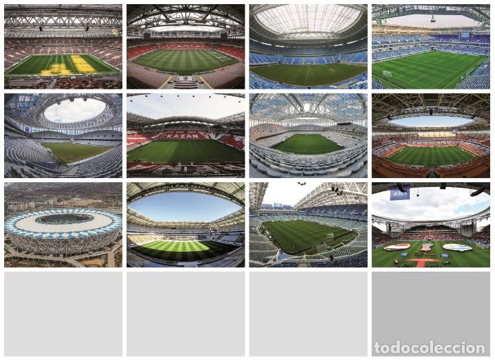 Collezionismo sportivo: FIFA World Cup Russia 2018 - Complete set 12 stadium postcard - size: 15x10 cm. apr.