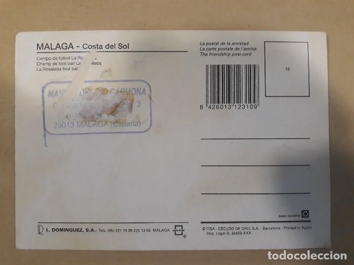 Coleccionismo deportivo: Malaga estadio La Rosaleda - Foto 2
