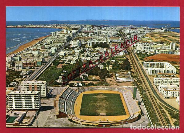 Sports collectibles: POSTAL CAMPO FUTBOL , ESTADIO RAMON DE CARRANZA CADIZ , ORIGINAL , PF68