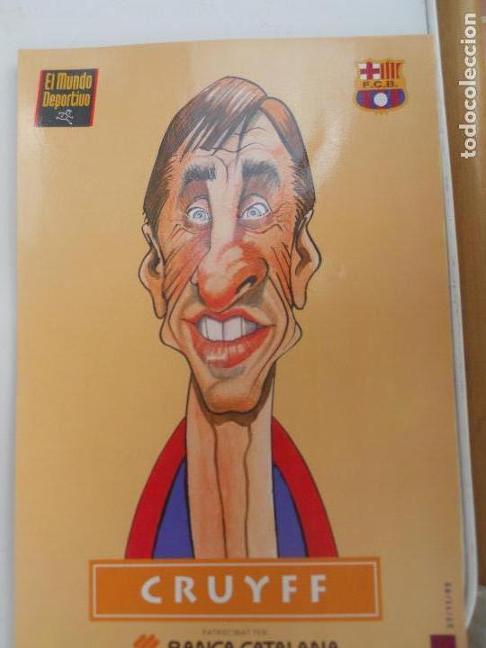 Coleccionismo deportivo: CARICATURA CRUYFF F.C.B. A&Ntilde;O 1995.