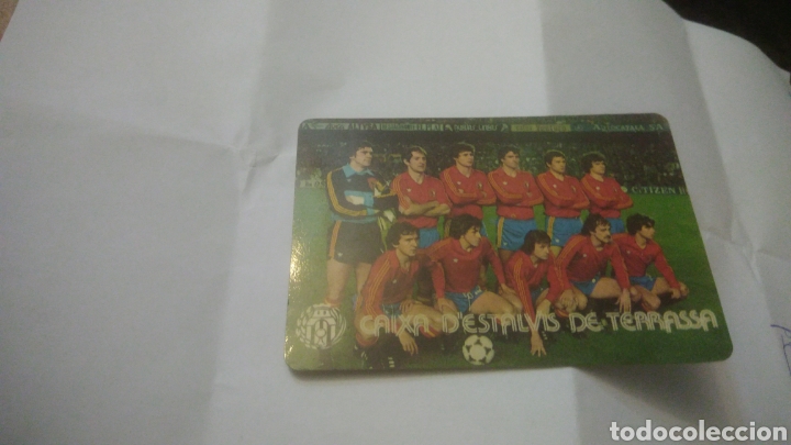 Sammelleidenschaft Sport: MUNDIAL 1982. postal selecci&oacute;n espa&ntilde;ola y calendario de partidos de f&uacute;tbol. Nuevo.