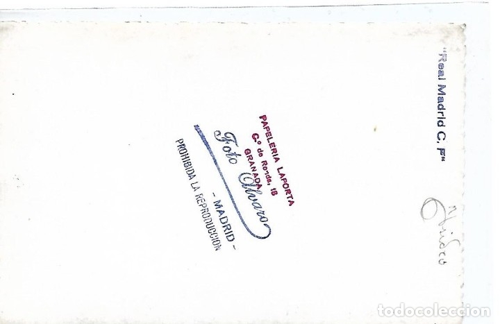 Coleccionismo deportivo: Isidro Real Madrid - Foto 2