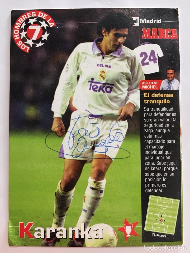 Coleccionismo deportivo: AITOR KARANKA. REAL MADRID. MARCA. - Foto 1