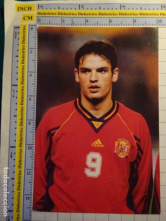 FOTOGRAFIA TAMAÑO POSTAL Del Jugador De La Seleccion España Michel