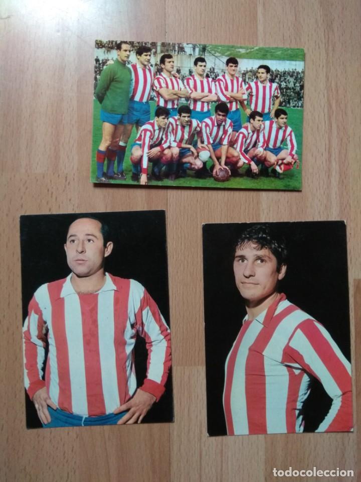 Collezionismo sportivo: POD1-POSTELES FUTBOL  ATL.DE MADRID