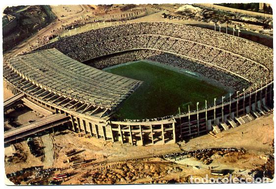 Sammelleidenschaft Sport: POSTAL FUTBOL , ESTADIO CAMPO DEL BARCELONA , ORIGINAL , PFFF