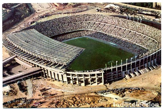 Sammelleidenschaft Sport: POSTAL FUTBOL , ESTADIO CAMPO DEL BARCELONA, AEREA , ORIGINAL , PFFF