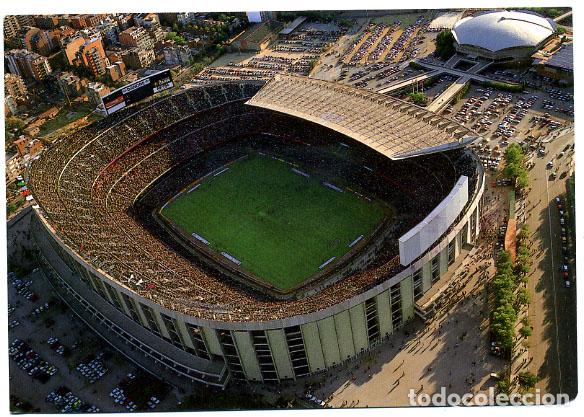Sammelleidenschaft Sport: POSTAL FUTBOL , ESTADIO CAMPO DEL BARCELONA , ORIGINAL , PFFF