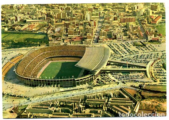 Sammelleidenschaft Sport: POSTAL FUTBOL , ESTADIO CAMPO DEL BARCELONA , ORIGINAL , PFFF