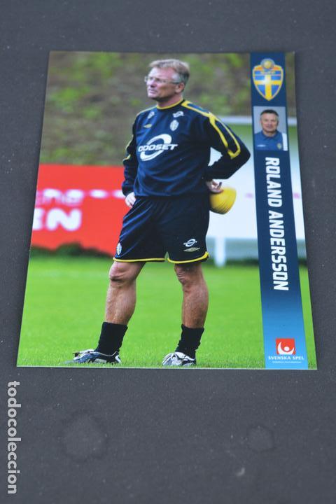 Sammelleidenschaft Sport: POSTAL DEL SELECCIONADOR ROLAND ANDERSSON  (SUECIA)