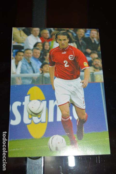Sammelleidenschaft Sport: POSTAL DEL FUTBOLISTA REMO MEYER (SELECCION SUIZA)