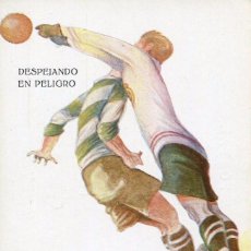 Coleccionismo deportivo: FUTBOL-- DESPEJANDO EN PELIGRO--- CERVELLÓ Nº 1226 .MUY RARA