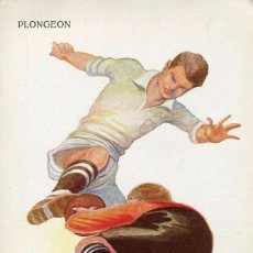 Coleccionismo deportivo: FUTBOL-- PLONGEON--- CERVELLÓ Nº 1224 .MUY RARA