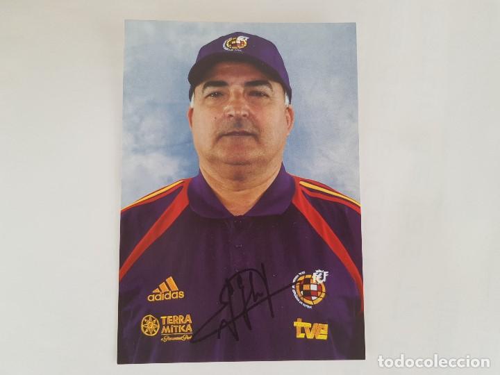 Collectionnisme sportif: Postal oficial de I&ntilde;aqui S&aacute;ez (Selecci&oacute;n Espa&ntilde;ola)