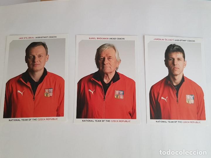 Sammelleidenschaft Sport: Lote 3 postales Cuerpo T&eacute;cnico Selecci&oacute;n Rep&uacute;blica Checa (Karel Bruckner, Silhavy y Stejskal)