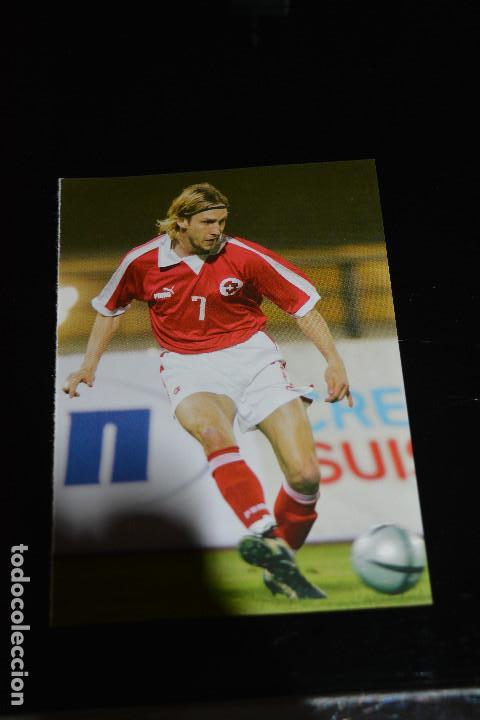 Sammelleidenschaft Sport: POSTAL DEL FUTBOLISTA JOHAN LONFAT (SUIZA)