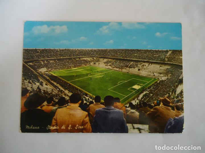 Coleccionismo deportivo: POSTAL SEL CAMPO DEL MILAN S. SIRO - Foto 1