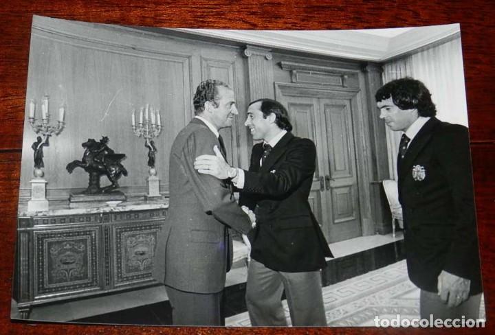 Collectionnisme sportif: LA SELECCION ESPA&Ntilde;OLA DE FUTBOL, RECIBIDA POR EL REY JUAN CARLOS I, MUNDIAL DE ARGENTINA 1978, RECIB