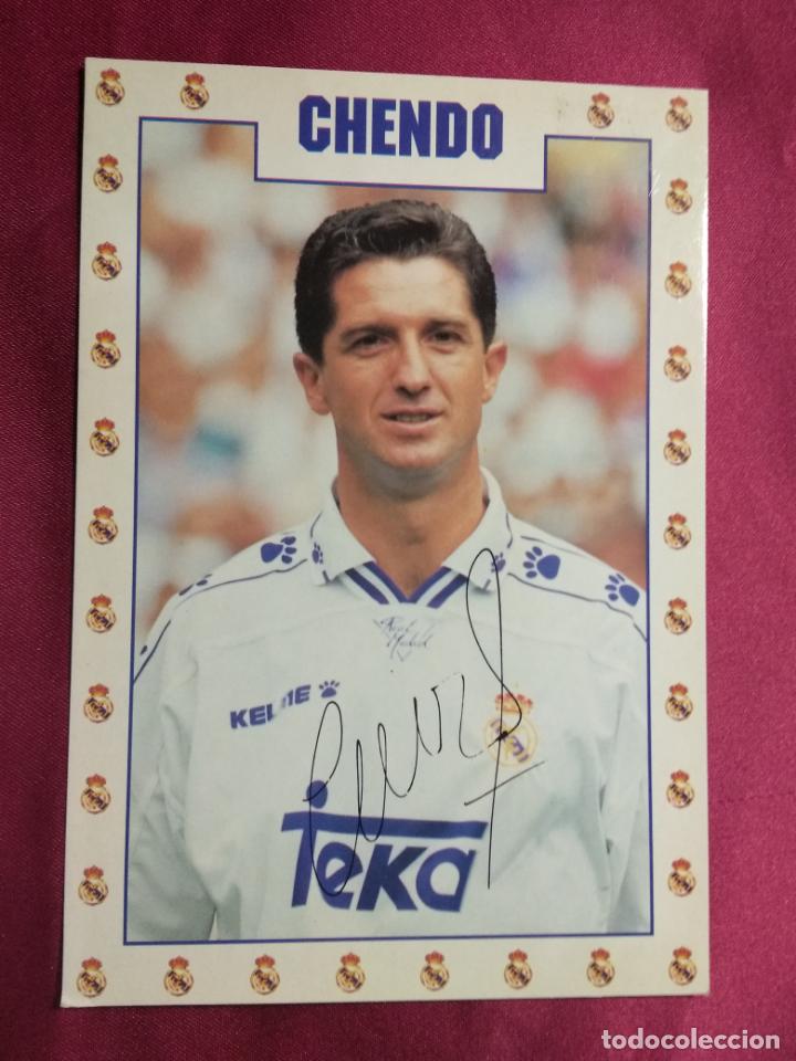 Coleccionismo deportivo: TARJETA POSTAL. CHENDO. REAL MADRID - Foto 1