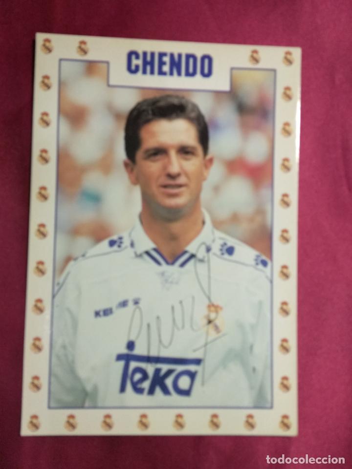 Coleccionismo deportivo: TARJETA POSTAL. CHENDO. REAL MADRID - Foto 1
