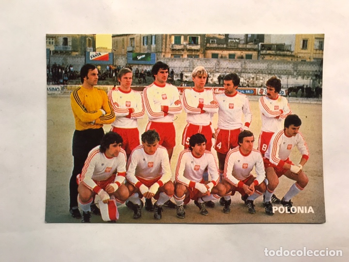 Coleccionismo deportivo: F&Uacute;TBOL. Postal No.2, Seleccion Nacional de POLONIA. Edita: Don Balon (a.1982) NO CIRCULADA..