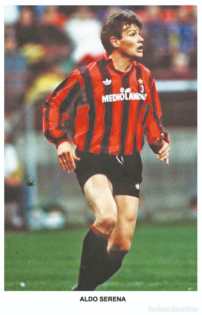 Coleccionismo deportivo: .ALDO SERENA - Legends of football series 2010 Photo postcard unused