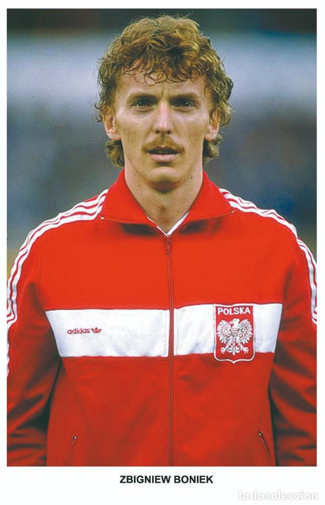 Coleccionismo deportivo: ZBIGNIEW BONIEK - Legends of football series 2010 Photo postcard unused