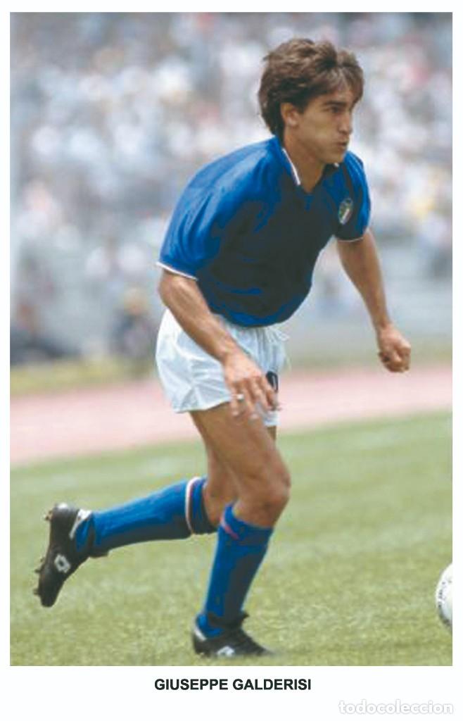 Coleccionismo deportivo: GIUSEPPE GALDERISI - Legends of football series 2010 Photo postcard unused