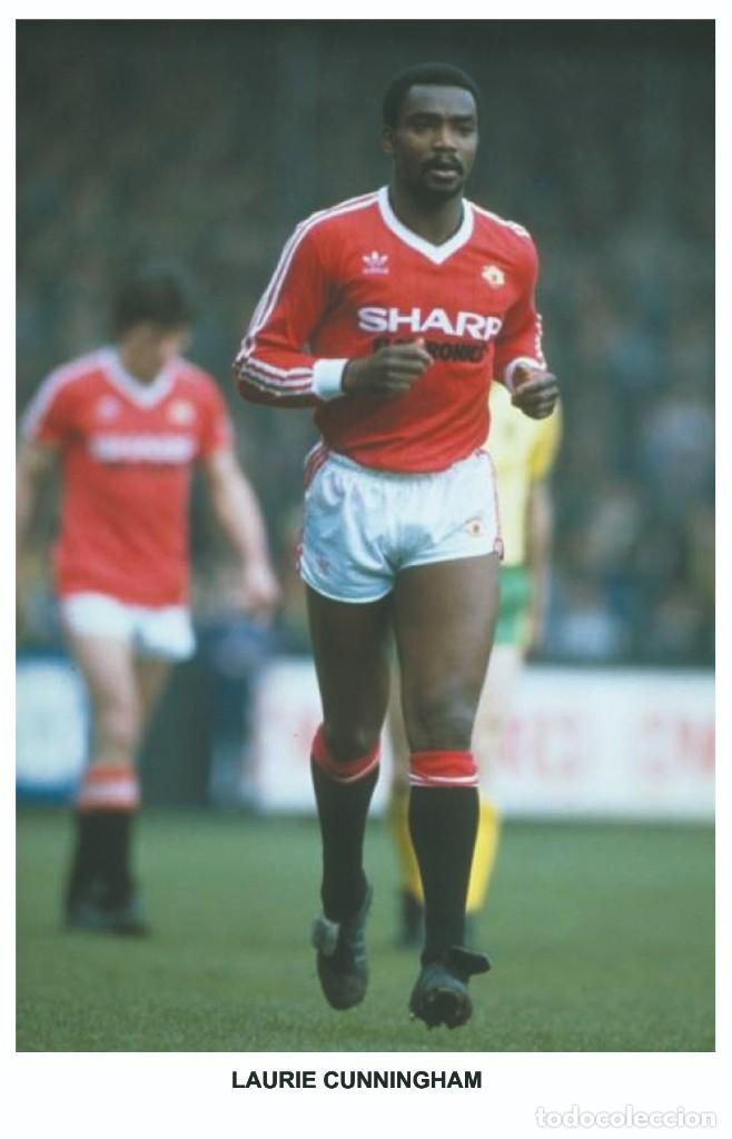 Coleccionismo deportivo: LAURIE CUNNINGHAM - Legends of football series 2010 Photo postcard unused