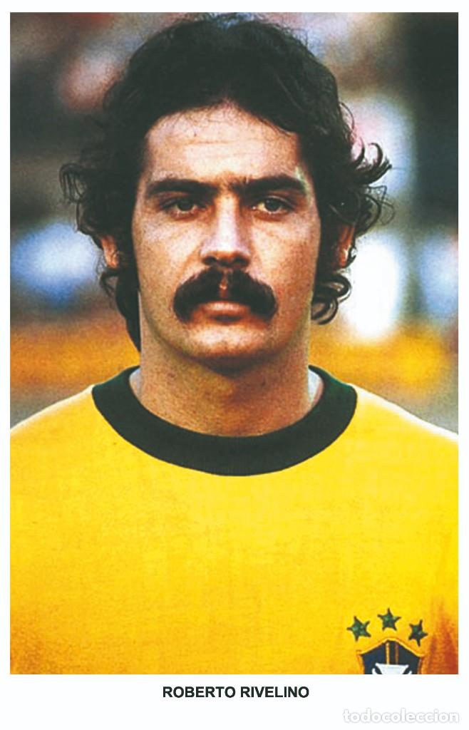 Coleccionismo deportivo: ROBERTO RIVELINO - Legends of football series 2010 Photo postcard unused