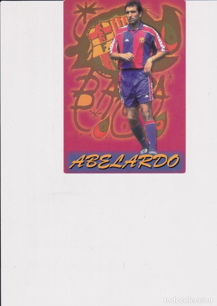 Coleccionismo deportivo: BAR&Ccedil;A: Postal de ABELARDO - Foto 1