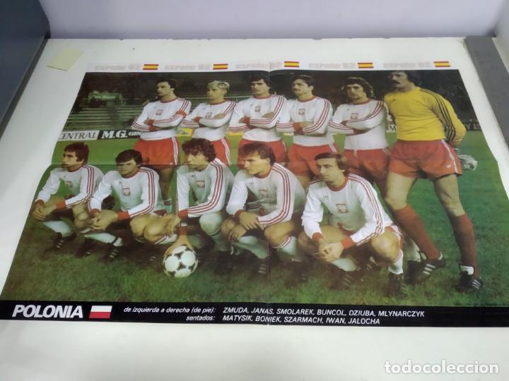 Coleccionismo deportivo: ANTIGUO POSTERS  LA SAGA DEL MUNDIAL 1982 POLONIA N&ordm;