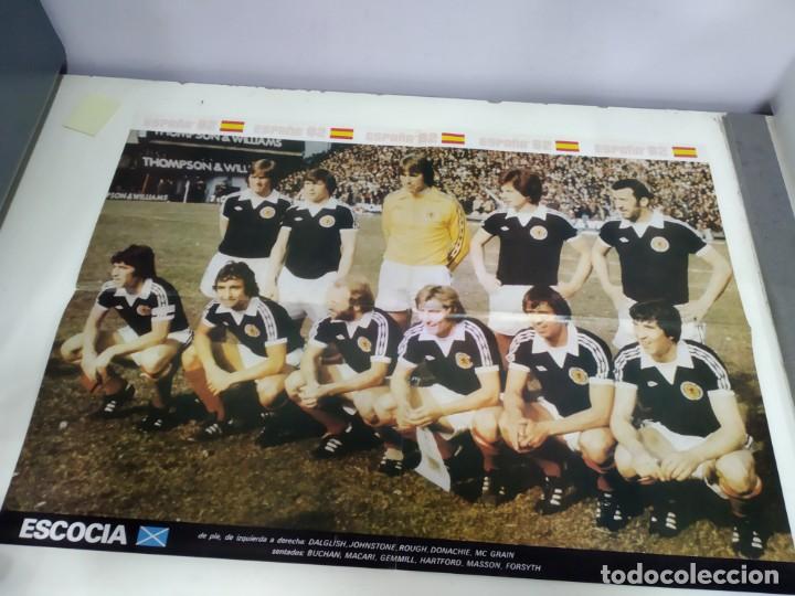 Coleccionismo deportivo: ANTIGUO POSTERS LA SAGA DEL MUNDIAL 1982  ESCOCIA N&ordm; 6