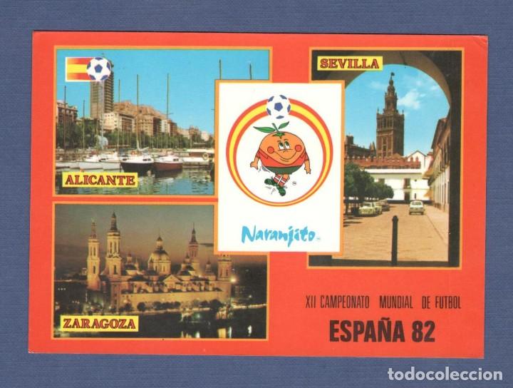 Coleccionismo deportivo: POSTAL - MUNDIAL FUTBOL ESPA&Ntilde;A 1982: CIUDADES DIVERSAS SEDES - ESPA&Ntilde;A 82 - COLE PERLA - SIN CIRCULAR