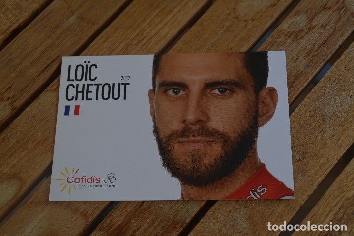 Coleccionismo deportivo: POSTAL DEL CICLISTA DEL COFIDIS,LO&Icirc;C CHETOUT - Foto 1
