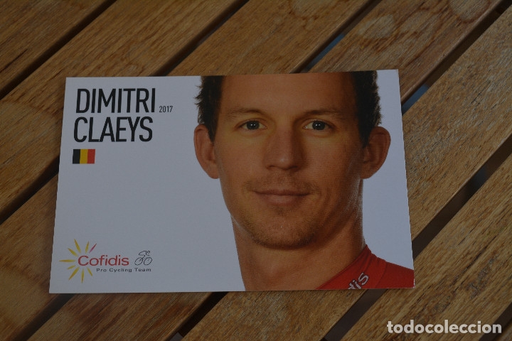 Collectionnisme sportif: POSTAL DEL CICLISTA DEL COFIDIS,DIMITRI CLAEYS