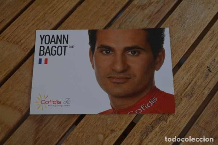 Coleccionismo deportivo: POSTAL DEL CICLISTA DEL COFIDIS,YOANN BAGOT - Foto 1