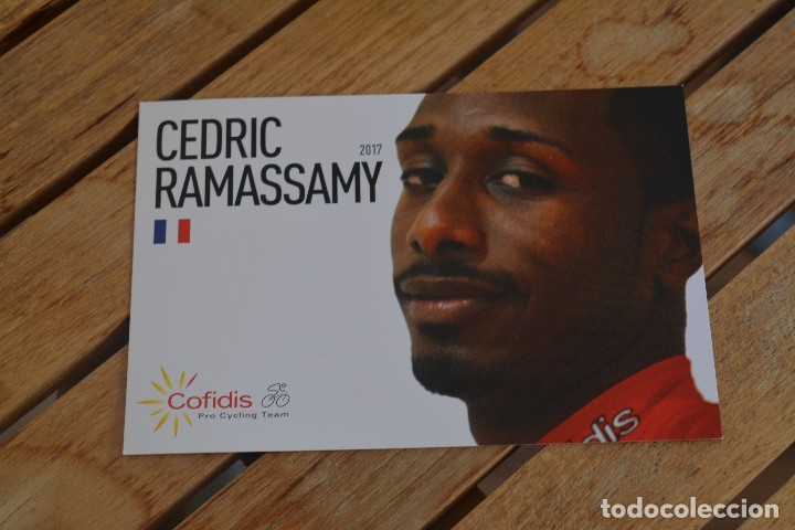 Collectionnisme sportif: POSTAL DEL CICLISTA DEL COFIDIS,CEDRIC RAMASSAMY