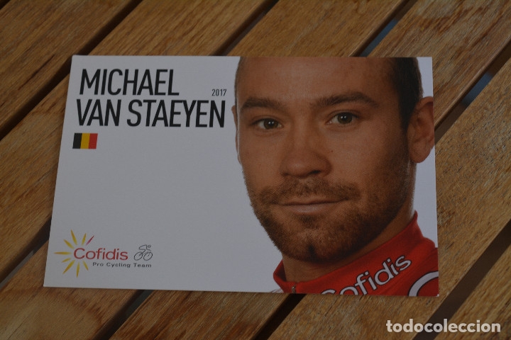 Coleccionismo deportivo: POSTAL DEL CICLISTA DEL COFIDIS.MICHAEL VAN STAEYEN - Foto 1