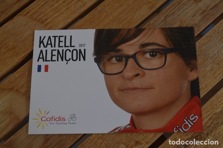 Coleccionismo deportivo: POSTAL DEL CICLISTA DEL COFIDIS.KATELL ALEN&ccedil;ON - Foto 1