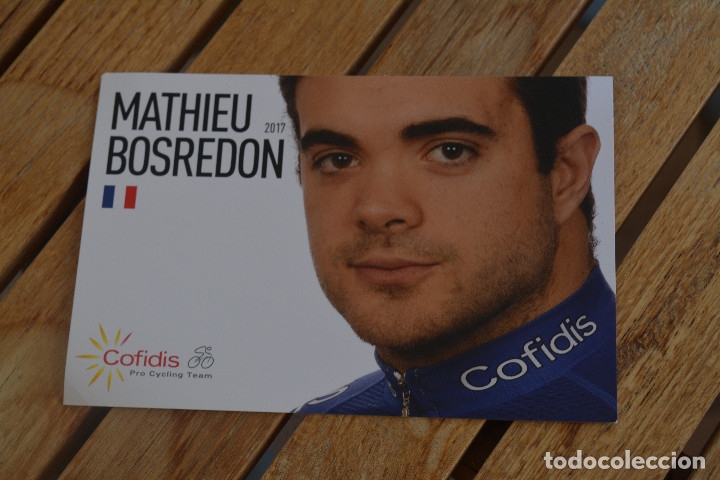 Coleccionismo deportivo: POSTAL DEL CICLISTA DEL COFIDIS.MATHIEU BOSREDON - Foto 1