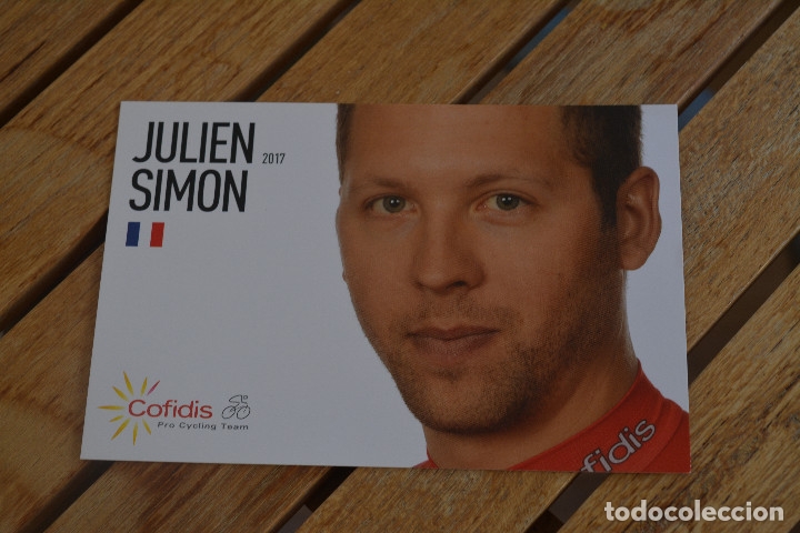 Coleccionismo deportivo: POSTAL DEL CICLISTA DEL COFIDIS.JULIEN SIMON - Foto 1