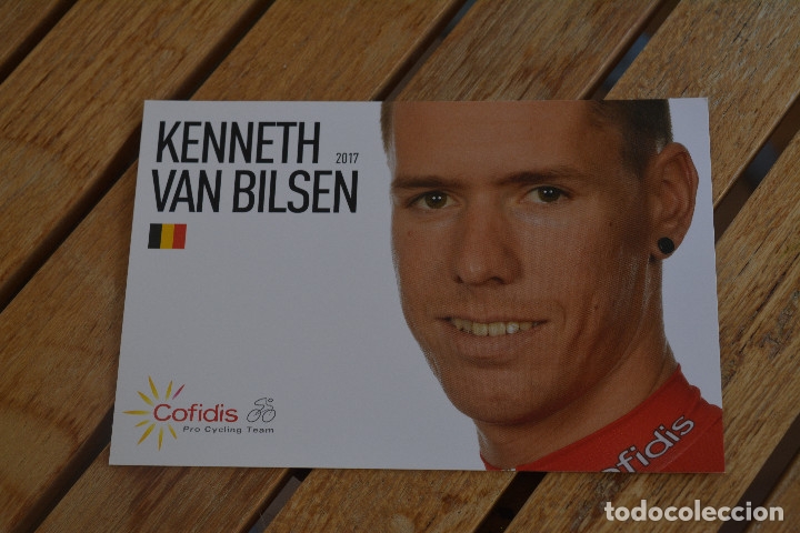 Coleccionismo deportivo: POSTAL DEL CICLISTA DEL COFIDIS.KENNETH VAN BILSEN - Foto 1
