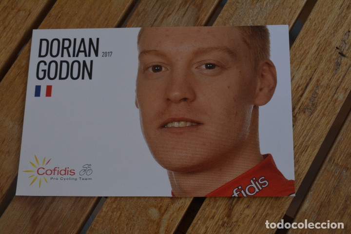Coleccionismo deportivo: POSTAL DEL CICLISTA DEL COFIDIS,DORIAN GODON - Foto 1