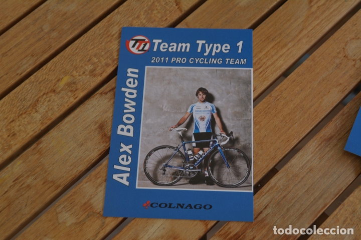 Coleccionismo deportivo: POSTAL DEL CILCISTA DEL EQUIPO TEAM TYPE 1,ALEX BOWDEN - Foto 1