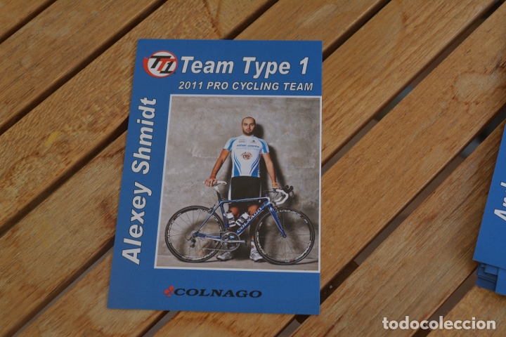 Sports collectibles: POSTAL DEL CILCISTA DEL EQUIPO TEAM TYPE 1,ALEXEY SHMIDT